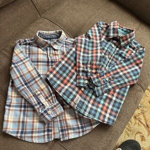 Set of 2 OshKosh B'gosh Button Down Shirts